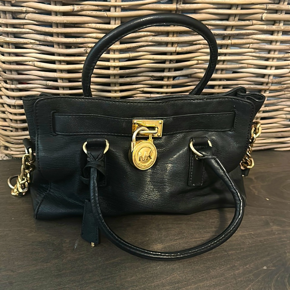 Michael Kors black over the shoulder